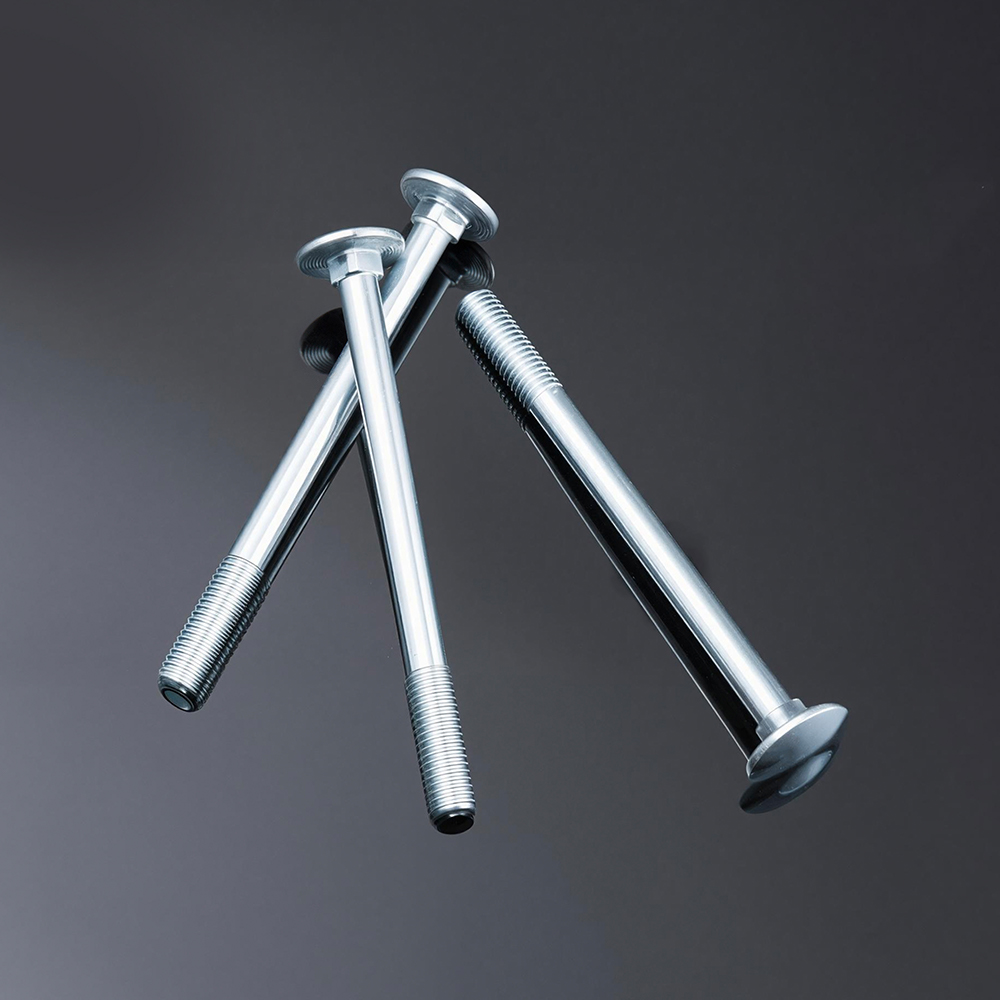 Large Flat Round Head Square Neck Carriage Bolt M8 (Long/Partial Thread)