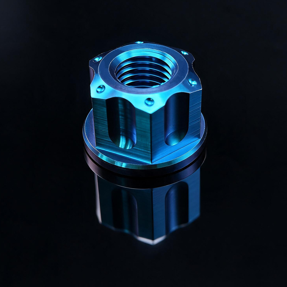 Custom Flanged Knurled Nut