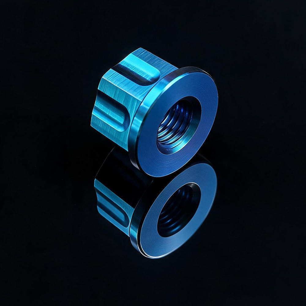 Custom Flanged Knurled Nut